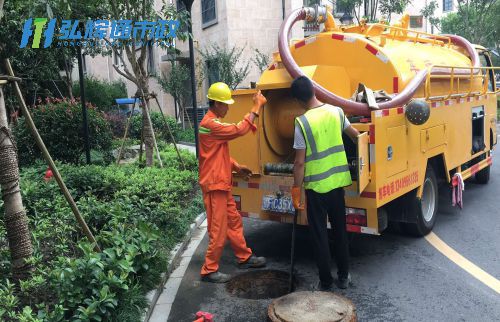 上海松江区泖港镇雨污管道清淤疏通